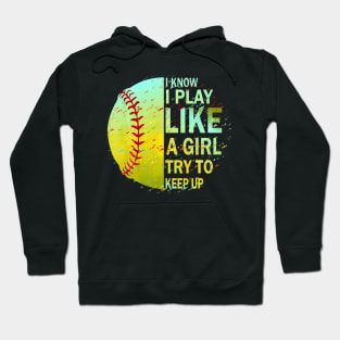 Softball Shirt for Girls & Women Hoodie